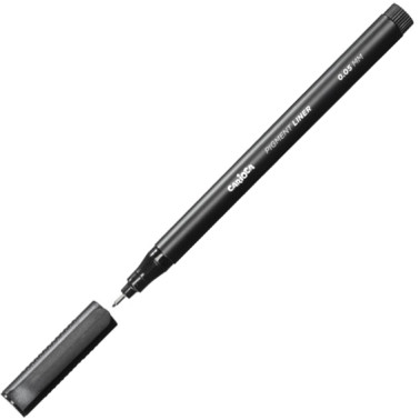 PENNA AD INCHIOSTRO PIGMENTATO PIGMENT LINER NERO CARIOCA PLUS