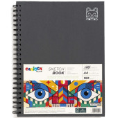 CARTA DISEGNO GRANA LISCIA 160 GR. A5 ALBUM SPIRALE SKETCH BOOK 40 FOGLI CARIOCA PLUS