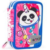 ASTUCCIO 3 ZIP CON CORREDO BUBBLE STAR GOPOP