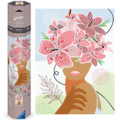 GIOCO CREATIVO CREART ADULTS DONNA CON FIORI RAVENSBURGER