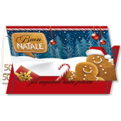 BIGLIETTO AUGURALE NATALE 11,7X17 PORTASOLDI CROMO