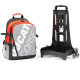 ZAINO TROLLEY SCUOLA STACCABILE 3 RUOTE DUCATI