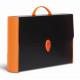 VALIGETTA POLIONDA 37x60x5 NERO BORDO RIGIDO COLORATO BALMAR