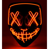 MASCHERA SPAVENTOSA LED ROSSO WIDMANN