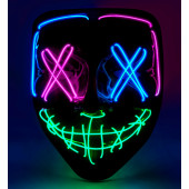 MASCHERA SPAVENTOSA LED COLORATI WIDMANN