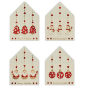 CHIUDIPACCO NATALE 7,5X5,5 CON BUSTA ELLEBI