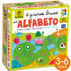 GIOCO EDUCATIVO MONTESSORI IL BRUCO TATTILE DELL'ALFABETO LUDATTICA