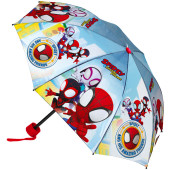OMBRELLO PIEGHEVOLE CON APERTURA A SCATTO &Oslash; 52 CM. SPIDEY