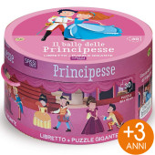 PUZZLE GIGANTE CON LIBRO IL BALLO DELLE PRINCIPESSE SASSI