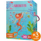 PUZZLE 40X50 CON LIBRO LA SIRENETTA SASSI
