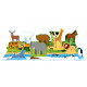 PUZZLE 52X38 CON LIBRO Q-BOX GLI ANIMALI SASSI