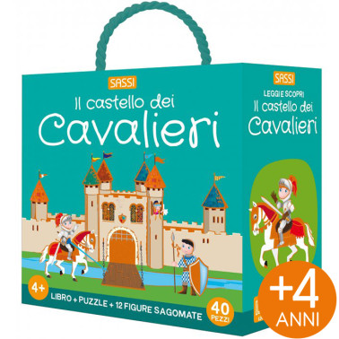 PUZZLE 52X38 CON LIBRO Q-BOX IL CASTELLO DEI CAVALIERI SASSI