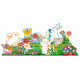 PUZZLE 52X38 CON LIBRO Q-BOX IL MONDO DEI FIORI SASSI