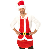 GREMBIULE BABBO NATALE 75X54 CM WIDMANN