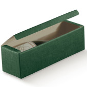 SCATOLA REGALO CANTINETTA SETA VERDE