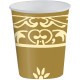 BICCHIERE IN CARTONCINO 200 ML. - 10 PZ. ORO BIBO