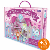 VALIGETTA CON LIBRO ILLUSTRATO E CASA DELLE BAMBOLE 3D SASSI