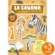IL LIBRO DELLE ATTIVITA CON STICKERS LA SAVANA SASSI