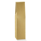 SCATOLA 1 BOTTIGLIA CM.9X9X37 ARDESIA ORO