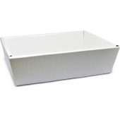 VASSOIO CONICO CM.29X21X9 ARDESIA BIANCO
