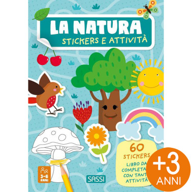IL LIBRO DELLE ATTIVITA CON STICKERS LA NATURA SASSI
