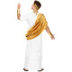 COSTUME GIULIO CESARE CON TOGA, POLSINI, CORONA D'ALLORO WIDMANN