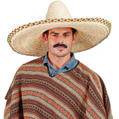 SOMBRERO MAXI CON DECORAZIONI CM.65 WIDMANN