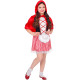 COSTUME BAMBINA MANTELLINO ROSSO CON MANTELLINA CON CAPPUCCIO (104 CM / 2-3 ANNI) WIDMANN