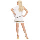 VESTITO DEA GRECA CON DRAPPO SPALLA E CINTURA WIDMANN