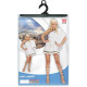 VESTITO DEA GRECA CON DRAPPO SPALLA E CINTURA WIDMANN