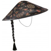 CAPPELLO CINESE CON TRECCIA IN RASO WIDMANN