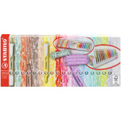 EVIDENZIATORE SWING COOL PASTEL + NATURECOLORS DESK SET 18 COLORI STABILO