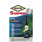 COLLA LIQUIDA CIANOACRILICA SUPER FACILE FLUIDO GR.3 BOSTIK