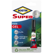 COLLA LIQUIDA CIANOACRILICA SUPER FLEXI GEL GR.3 BOSTIK