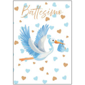 BIGLIETTO AUGURALE BATTESIMO 11,8X16,8 PORTASOLDI MARPIMAR