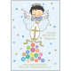 BIGLIETTO AUGURALE CRESIMA 11,8X16,8 FOIL ORO MARPIMAR