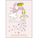 BIGLIETTO AUGURALE CRESIMA 11,8X16,8 FOIL ORO MARPIMAR