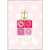 BIGLIETTO AUGURALE CRESIMA 11,8X16,8 PORTASOLDI MARPIMAR