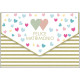 BIGLIETTO AUGURALE MATRIMONIO 11,8X16,8 PORTASOLDI CON FOIL ORO MARPIMAR