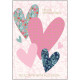 BIGLIETTO AUGURALE PROMESSA MATRIMONIO 11,8X16,8 CON FOIL ORO MARPIMAR