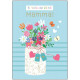 BIGLIETTO AUGURALE MAMMA 11,8X16,8 CON FOIL ORO MARPIMAR