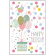 BIGLIETTO AUGURALE COMPLEANNO 11,8X16,8 RILIEVO MARPIMAR