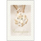 BIGLIETTO AUGURALE MATRIMONIO 11,8X16,8 FOIL ORO MARPIMAR