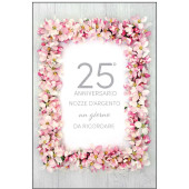 BIGLIETTO AUGURALE ANNIVERSARIO 11,8X16,8 MARPIMAR