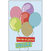 BIGLIETTO AUGURALE COMPLEANNO 11,8X16,8 SPECIAL CON APPLICAZIONE 3D MARPIMAR