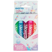 COLLA GLITTER GIOTTO CANDY COLLECTION SET 5 TUBI COLORI ASSORTITI FILA