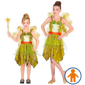 COSTUME BAMBINA FATINA DEI BOSCHI CON ALI WIDMANN