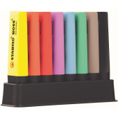 DESK SET 8 EVIDENZIATORE BOSS ORIGINAL + PASTEL + NATURE + NERO STABILO