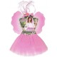 COSTUME FATINA DEI FIORI CON tutu, ali, copricapo, bacchetta WIDMANN
