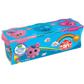 PASTA DA MODELLARE DID&Ograve; GLITTER SET 3 COLORI IN BARATTOLI DA 220 GR. FILA